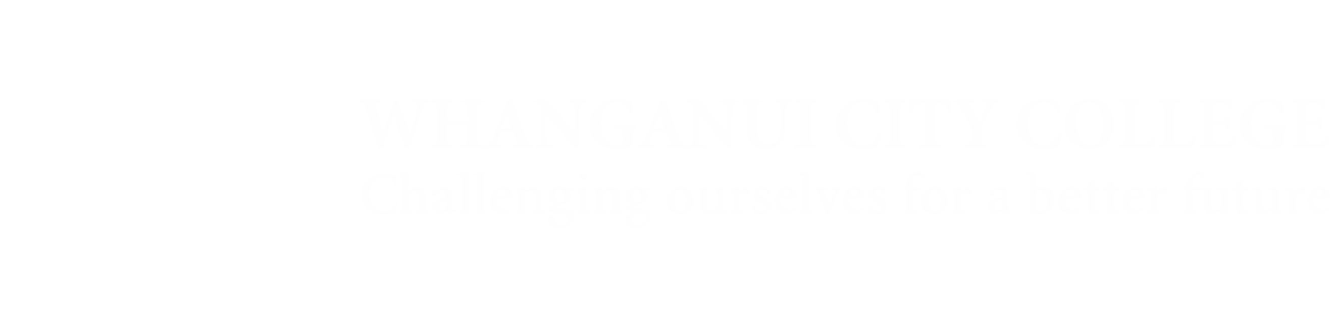 Whanganui City College logo
