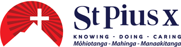 St Pius X School (New Plymouth) logo