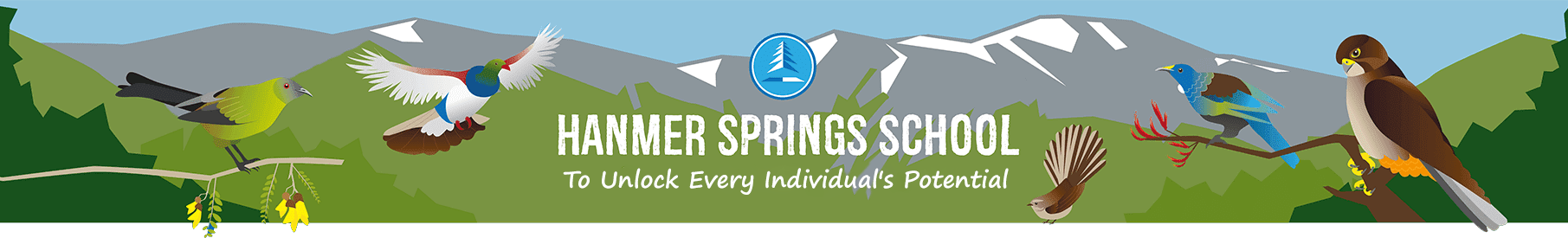 Hanmer Springs School logo